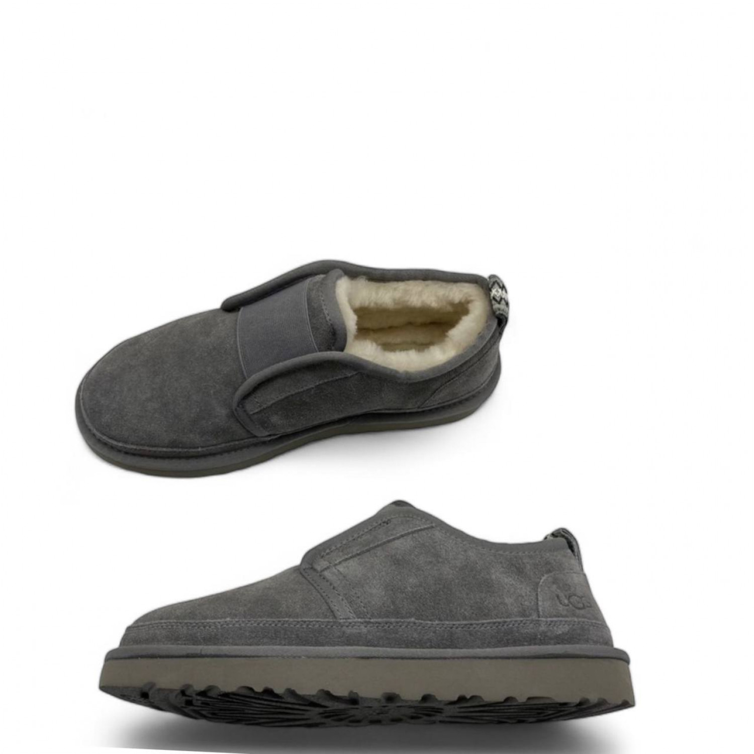 UGG Mens Slippers Flex Grey 
