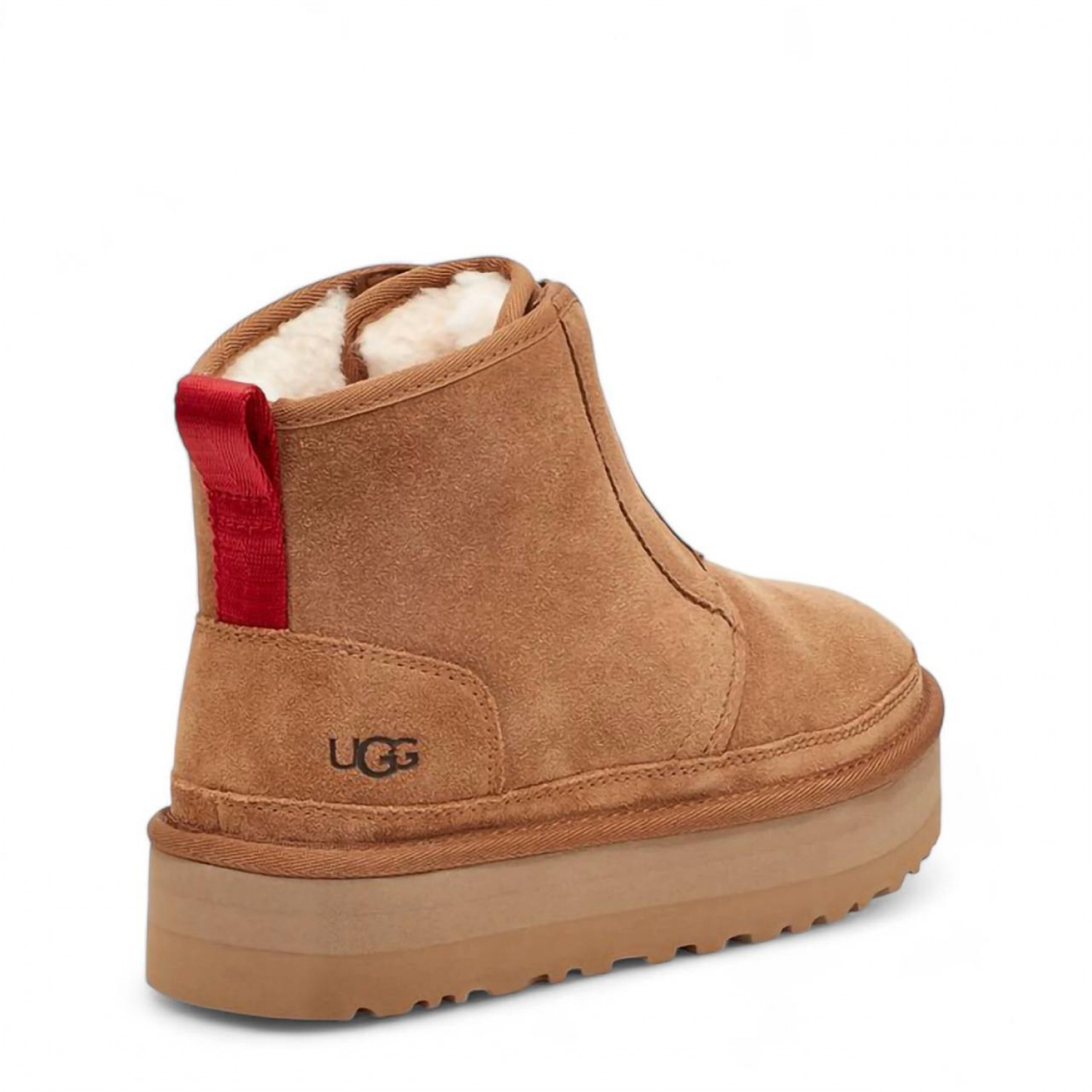 UGG Neumel Platform ZIP Boot Chestnut
