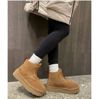 UGG Neumel Platform ZIP Boot Chestnut