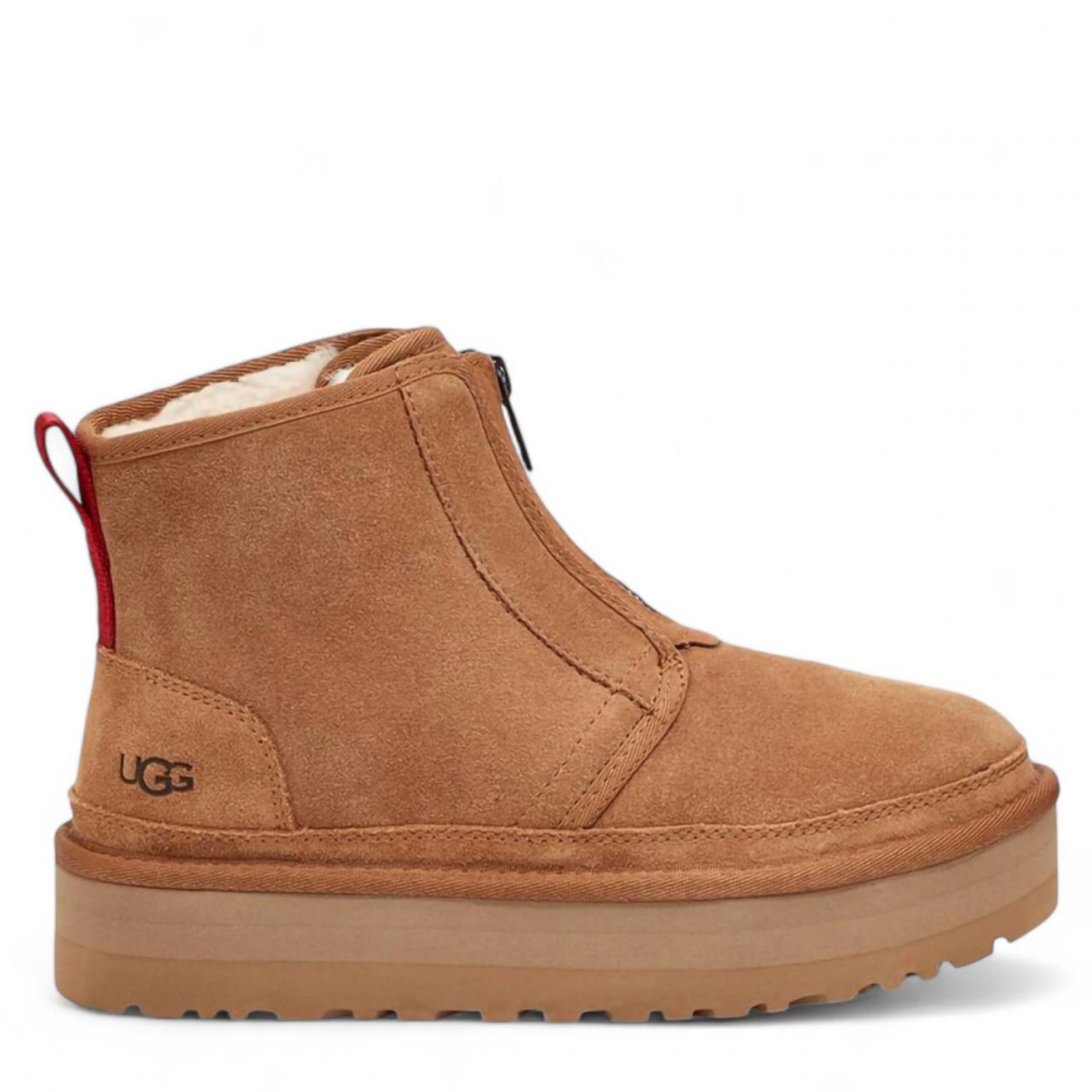 UGG Neumel Platform ZIP Boot Chestnut