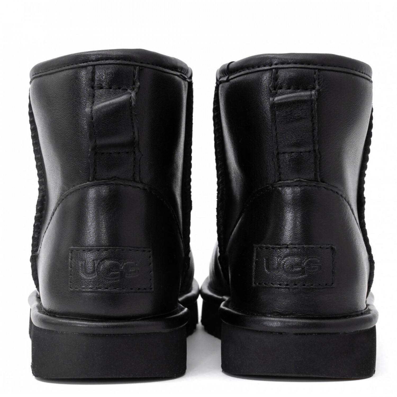 UGG Mens Classic Mini Leather Black 