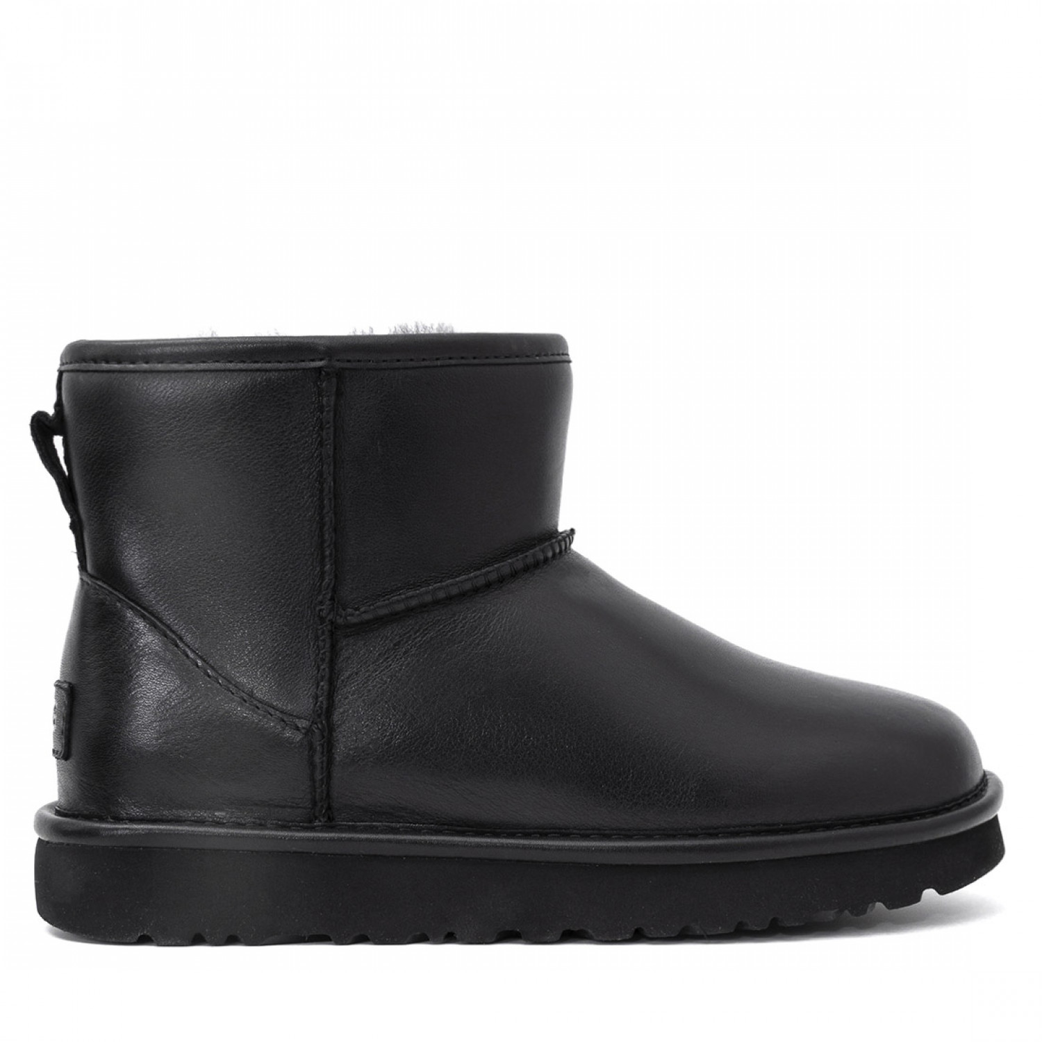 UGG Mens Classic Mini Leather Black 