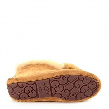 UGG Alena Pom Pom Chestnut
