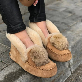 UGG Alena Pom Pom Grey