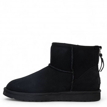 UGG Mens Classic Mini Zip II Black 