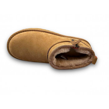 UGG Classic Ultra Mini ZIP Chestnut
