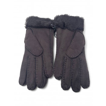 UGG Women's Sheepskin Glove Chocolate