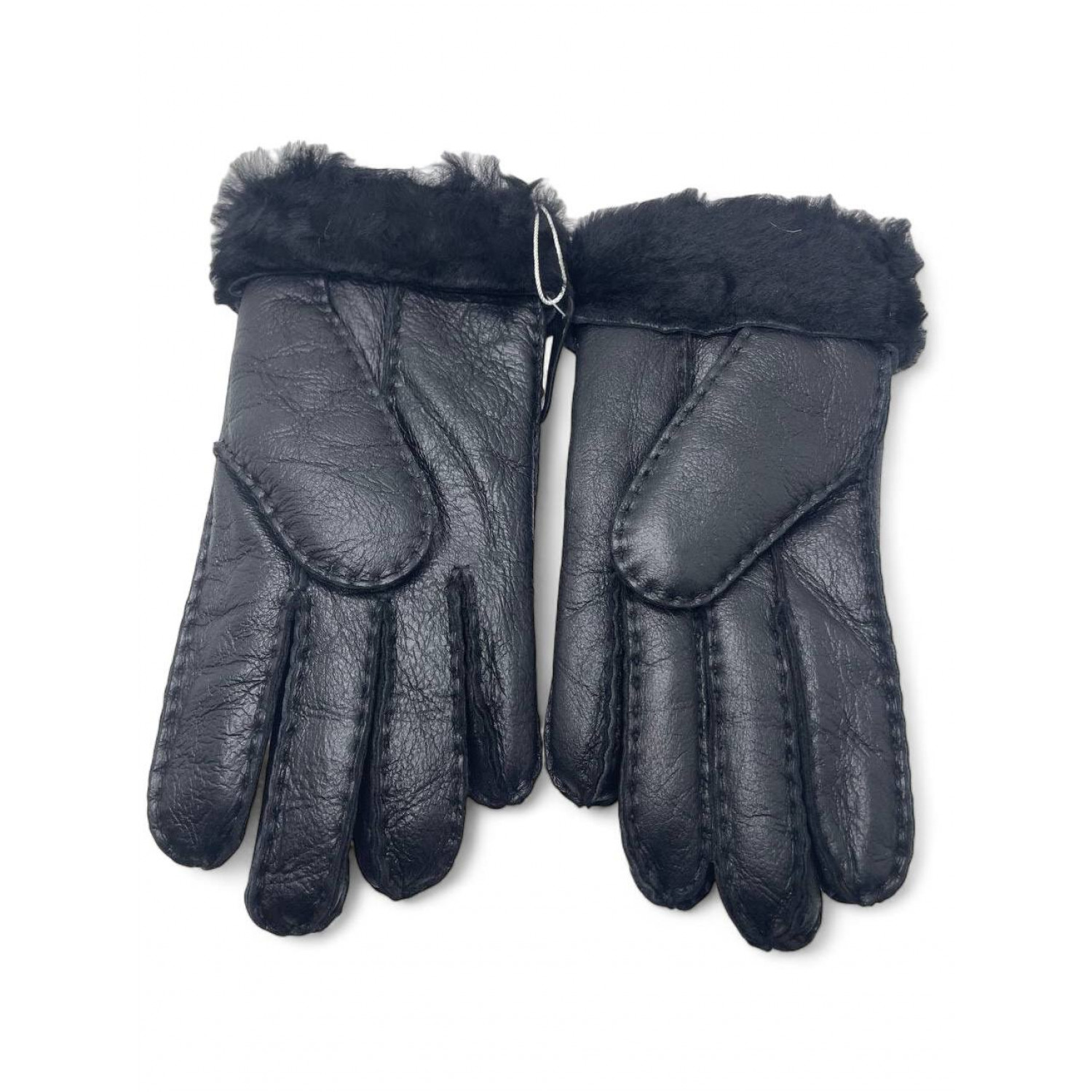 UGG Women's Sheepskin Glove Metallic Black