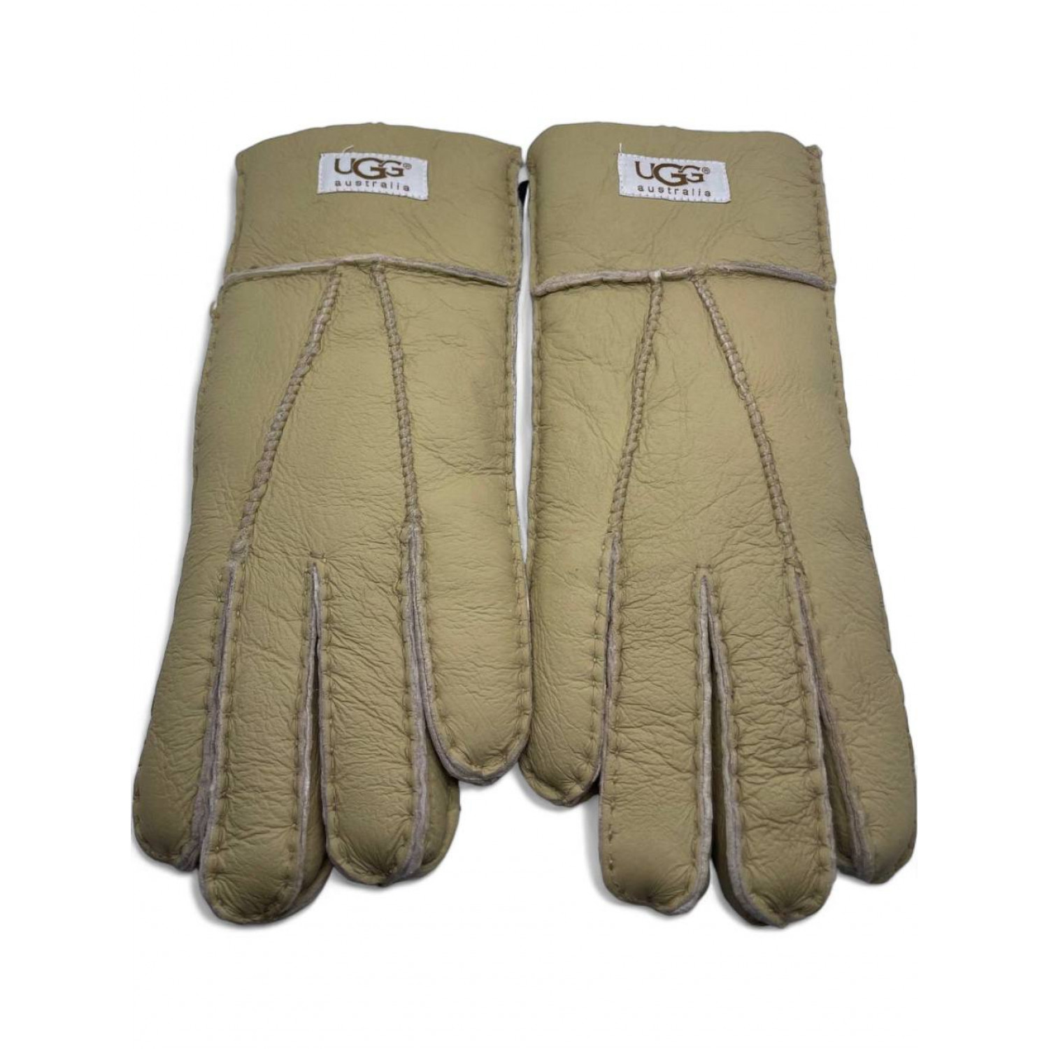UGG Women's Sheepskin Glove Metallic Sand