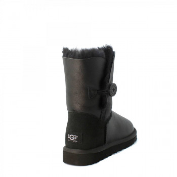 UGG Kids Bailey Button Metallic Black 