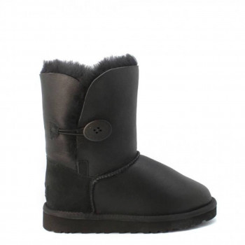 UGG Kids Bailey Button Metallic Black 