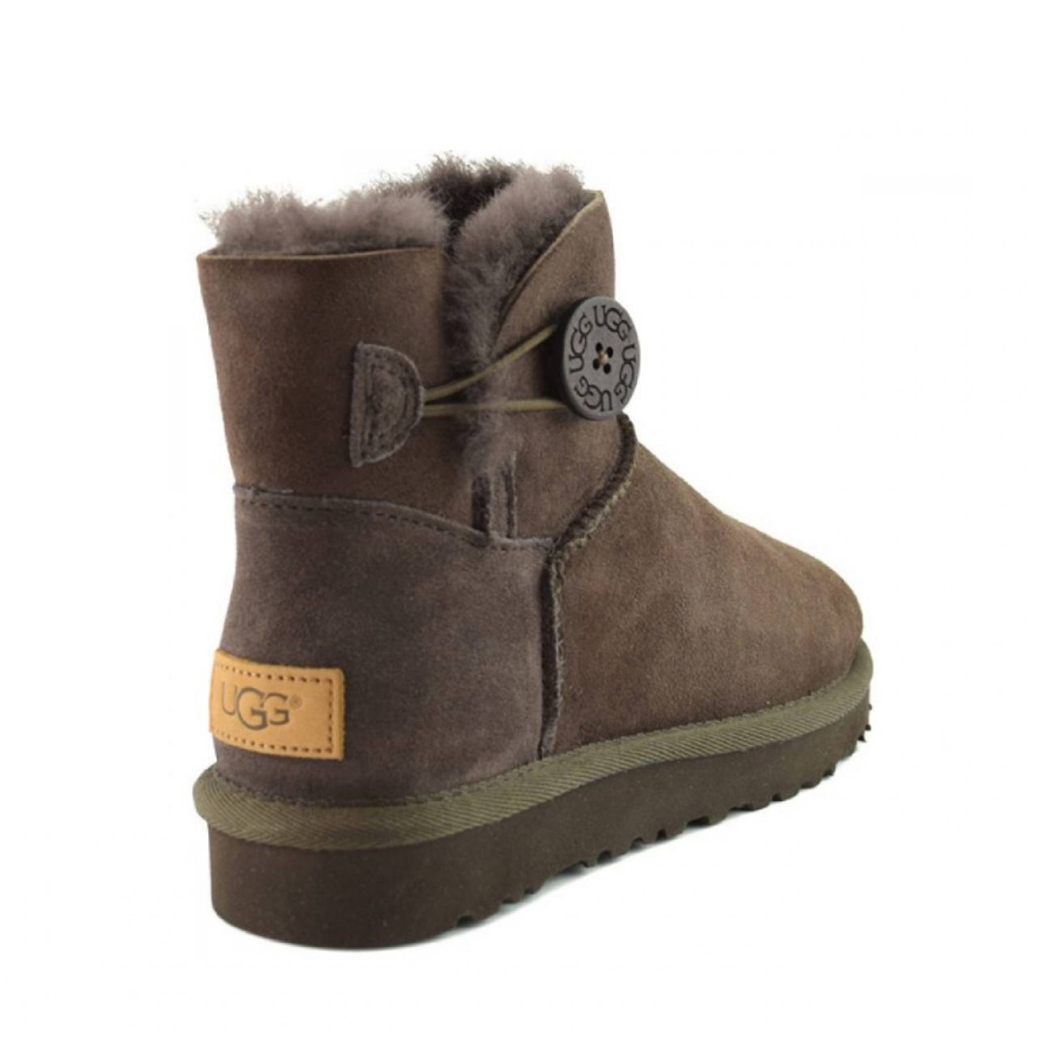 UGG Mini Bailey Button II Chocolate