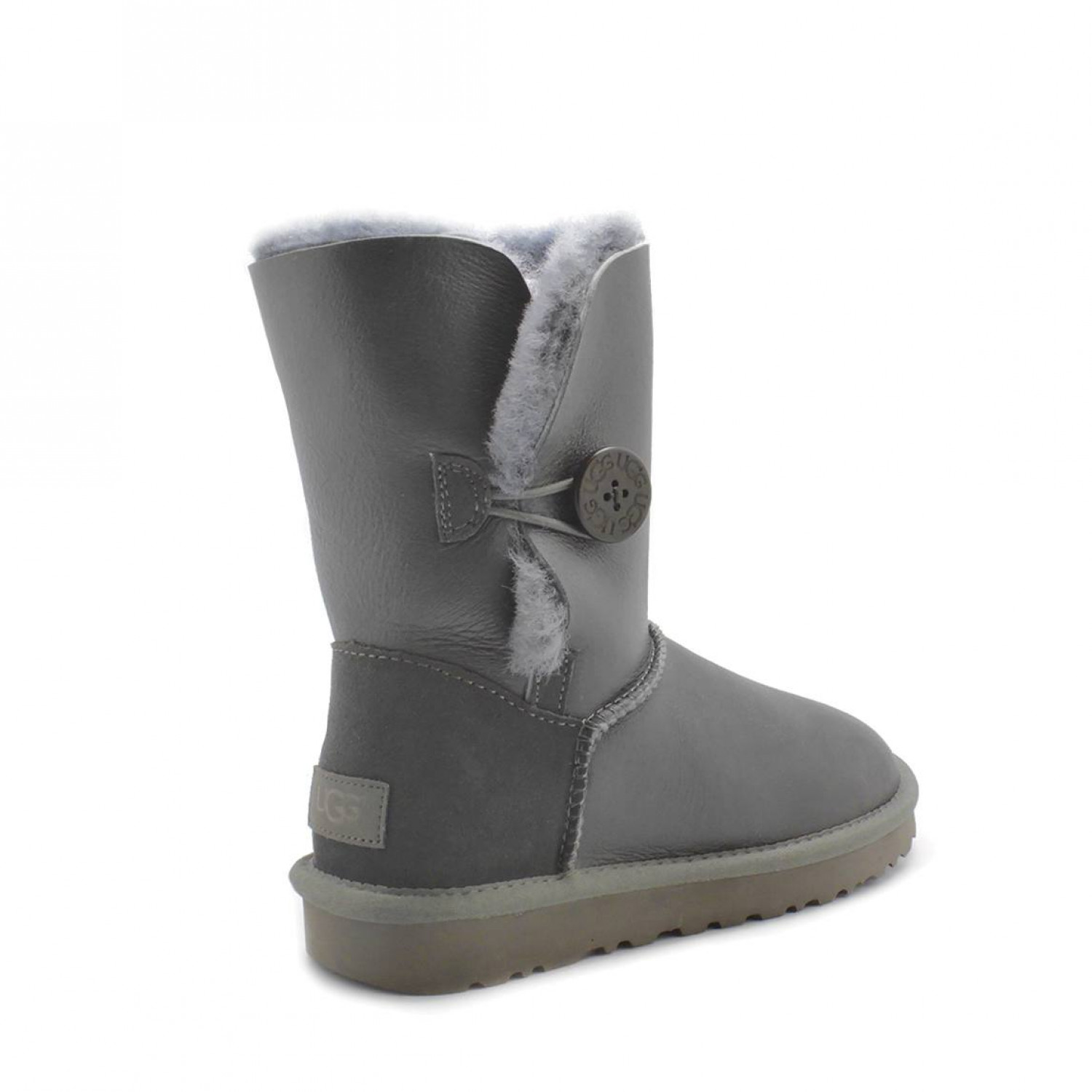 UGG Bailey Button Metallic Grey