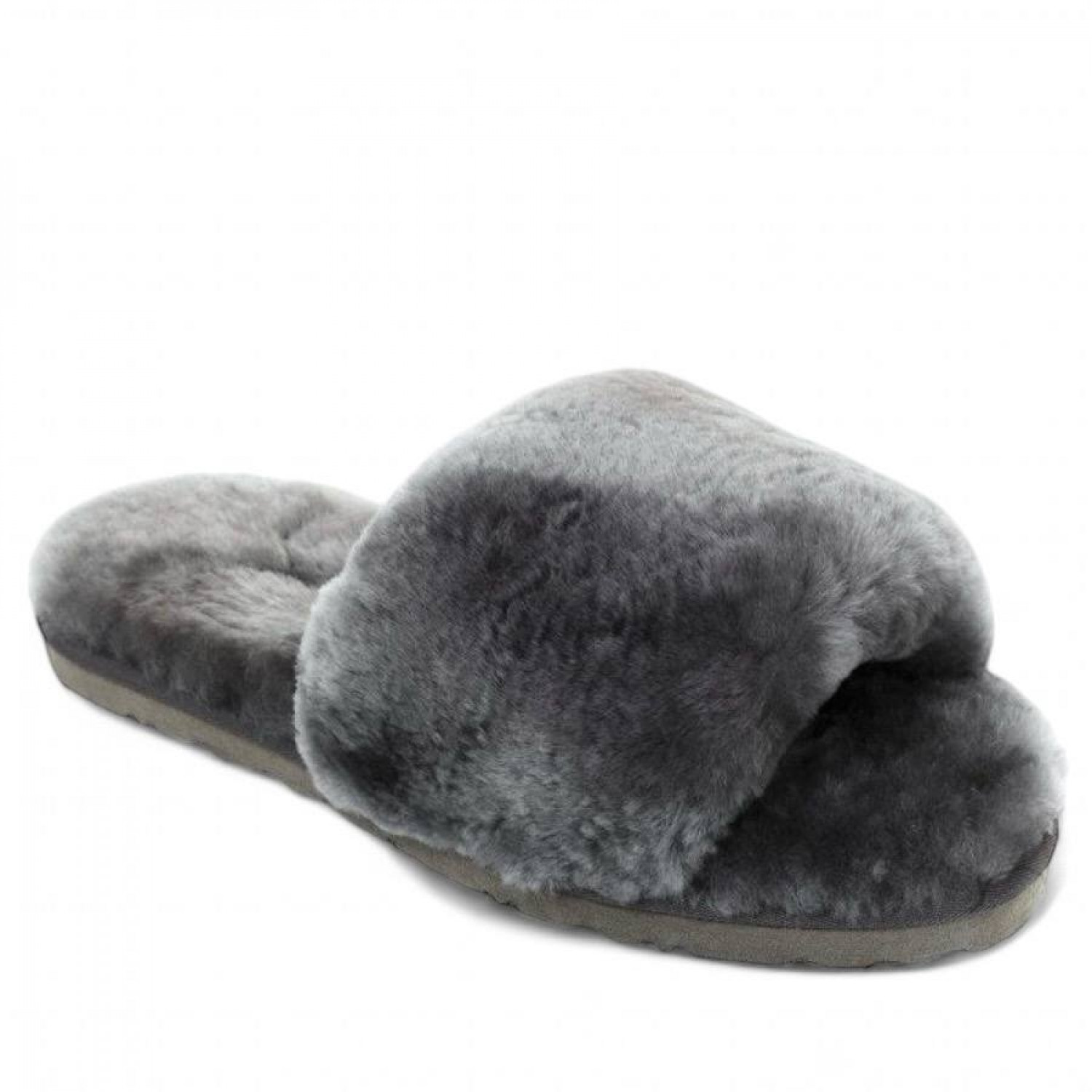 UGG Fluff Slide Slippers Grey