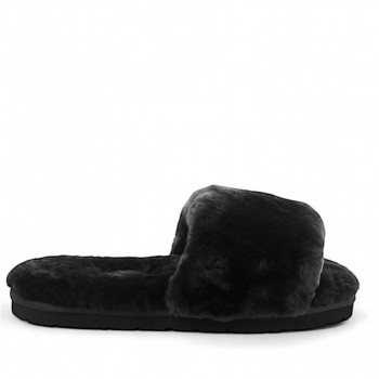 UGG Fluff Slide Slippers Black