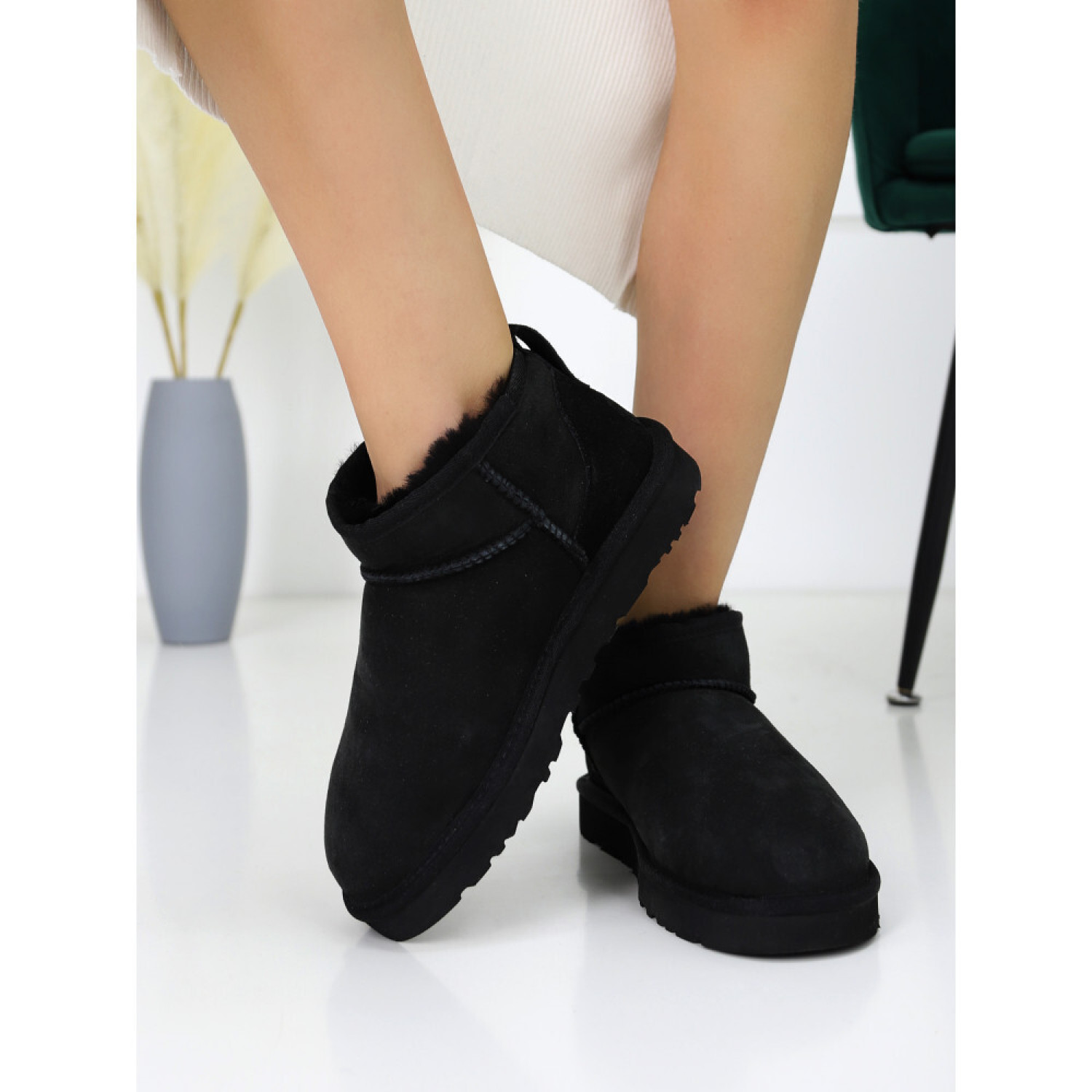 UGG Classic Ultra Mini Metallic Grey