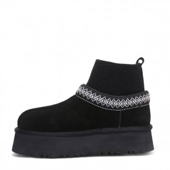 UGG Tazz Platform Knit Black