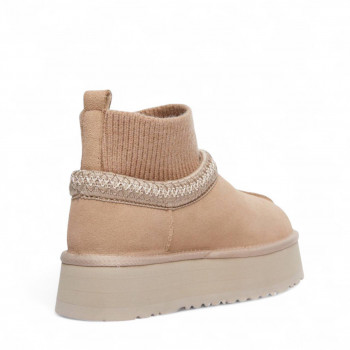 UGG Tazz Platform Knit Sand